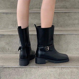 Juild Square Basic Track Sole Rider Boots 5cm
