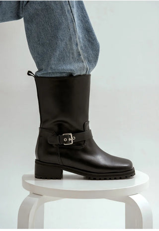 Juild Square Basic Track Sole Rider Boots 5cm