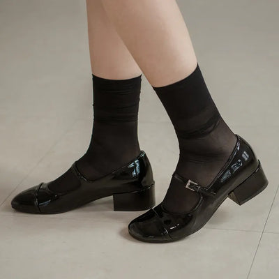 Serena Mary Jane Mid-heel Pumps 4cm