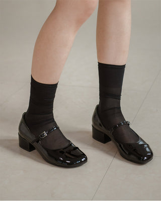 Serena Mary Jane Mid-heel Pumps 4cm