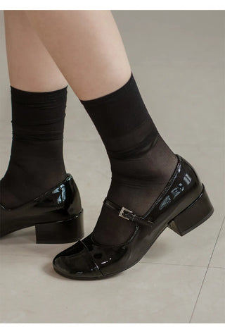 Serena Mary Jane Mid-heel Pumps 4cm