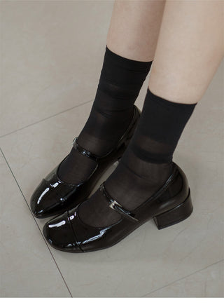 Serena Mary Jane Mid-heel Pumps 4cm