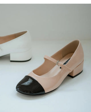 Serena Mary Jane Mid-heel Pumps 4cm