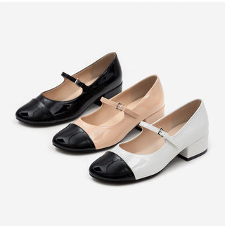 Serena Mary Jane Mid-heel Pumps 4cm
