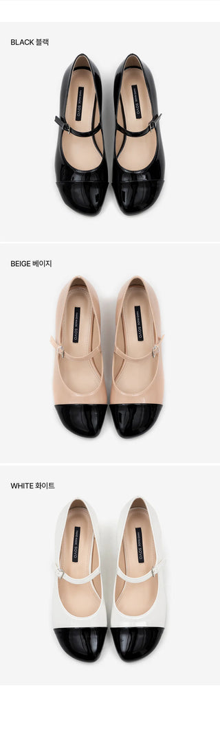 Serena Mary Jane Mid-heel Pumps 4cm