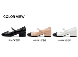 Serena Mary Jane Mid-heel Pumps 4cm