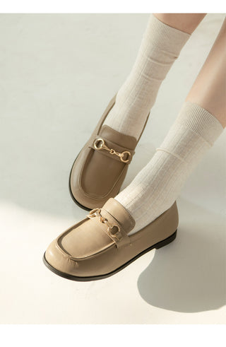 Grande Wide Chain Loafers 1cm
