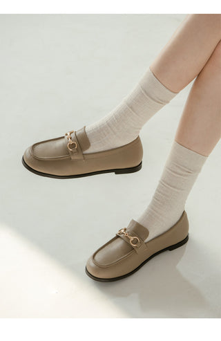 Grande Wide Chain Loafers 1cm