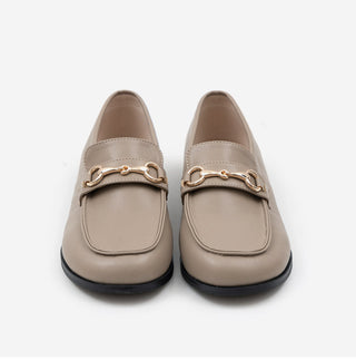 Grande Wide Chain Loafers 1cm