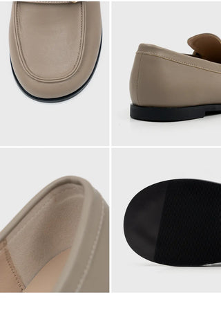 Grande Wide Chain Loafers 1cm