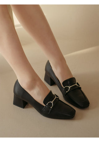 Brangi Chain Loafers Mid-heel 3cm 5cm