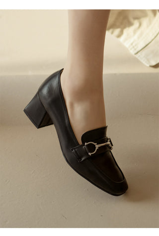 Brangi Chain Loafers Mid-heel 3cm 5cm