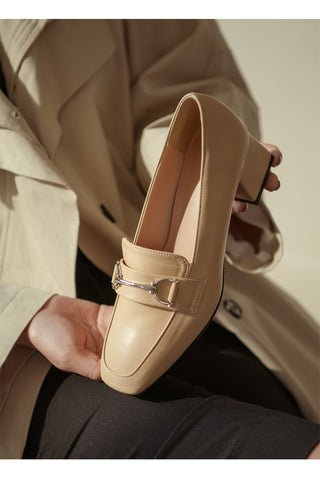 Brangi Chain Loafers Mid-heel 3cm 5cm