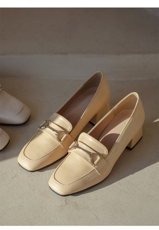 Brangi Chain Loafers Mid-heel 3cm 5cm