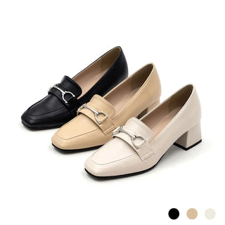 Brangi Chain Loafers Mid-heel 3cm 5cm