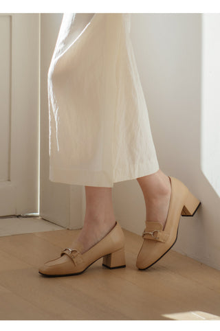 Brangi Chain Loafers Mid-heel 3cm 5cm