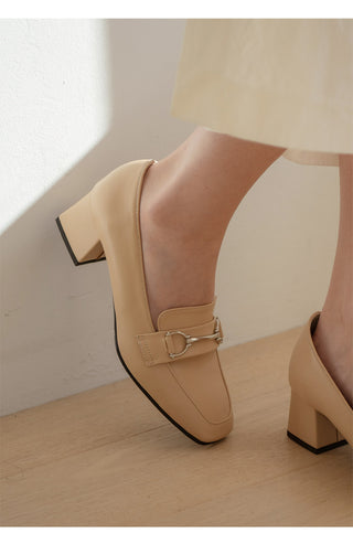 Brangi Chain Loafers Mid-heel 3cm 5cm