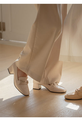 Brangi Chain Loafers Mid-heel 3cm 5cm