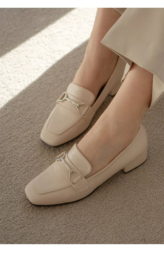 Brangi Chain Loafers Mid-heel 3cm 5cm