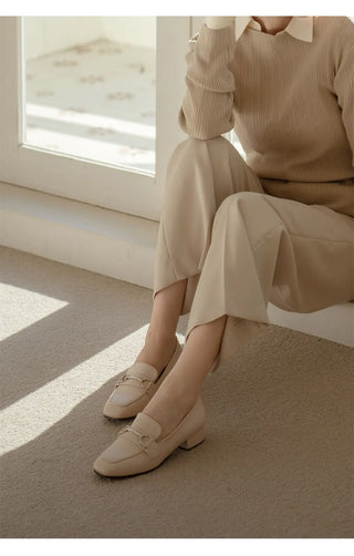 Brangi Chain Loafers Mid-heel 3cm 5cm
