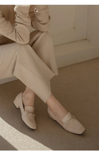 Brangi Chain Loafers Mid-heel 3cm 5cm