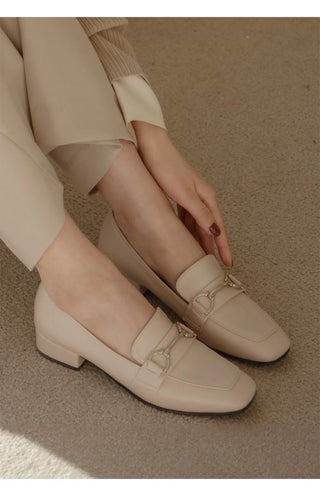 Brangi Chain Loafers Mid-heel 3cm 5cm
