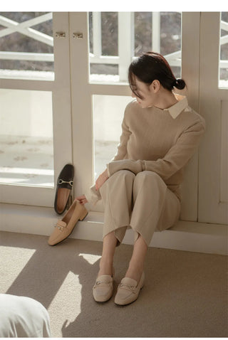 Brangi Chain Loafers Mid-heel 3cm 5cm