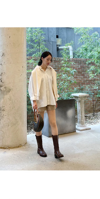 Winter Essential Danetta Simple Basic Mid-calf Boots 4cm