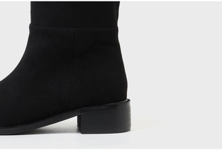 Winter Essential Danetta Simple Basic Mid-calf Boots 4cm