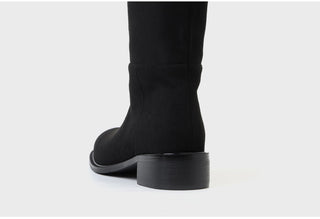 Winter Essential Danetta Simple Basic Mid-calf Boots 4cm