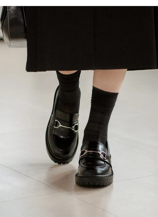 Amy Chain Loafers 5cm