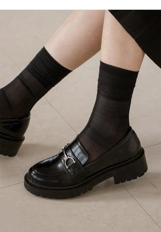 Amy Chain Loafers 5cm