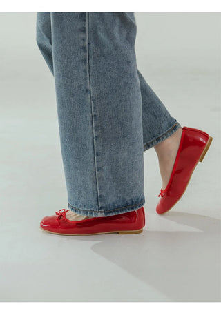 Nicoleen Ribbon Flat Shoes 1cm