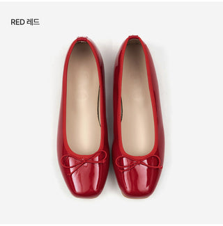 Nicoleen Ribbon Flat Shoes 1cm