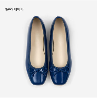 Nicoleen Ribbon Flat Shoes 1cm