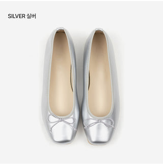 Nicoleen Ribbon Flat Shoes 1cm