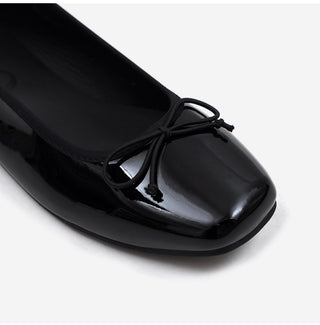 Nicoleen Ribbon Flat Shoes 1cm