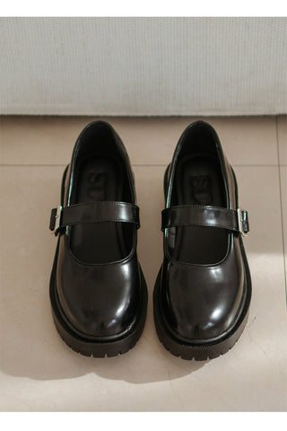 Beyond Platform Mary Jane Flats 4cm