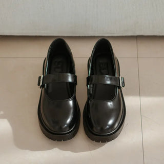 Beyond Platform Mary Jane Flats 4cm