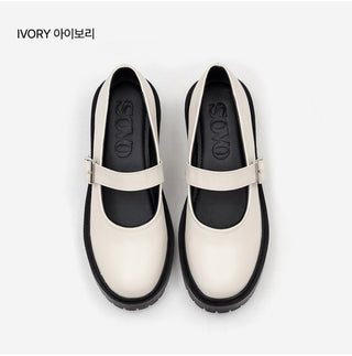 Beyond Platform Mary Jane Flats 4cm