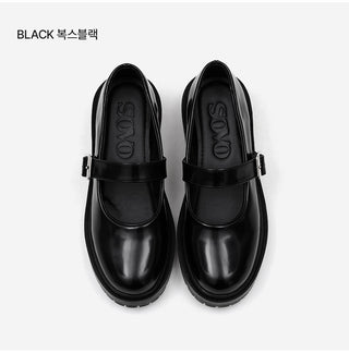Beyond Platform Mary Jane Flats 4cm