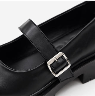 Beyond Platform Mary Jane Flats 4cm