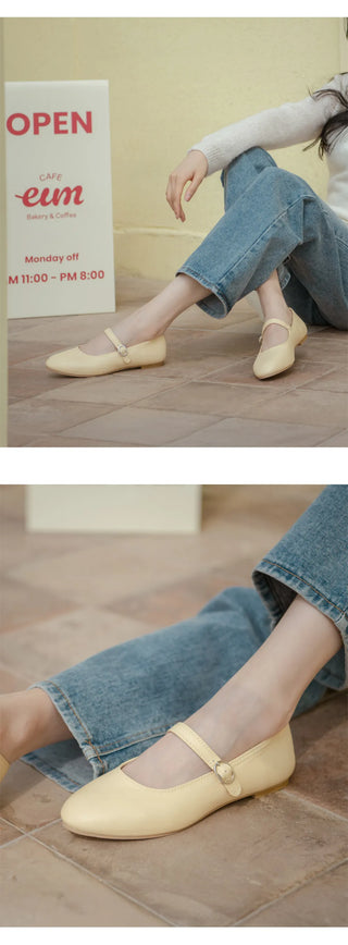 Totti Mary Jane Flat Shoes 1cm