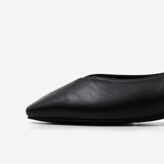 Sherman Square Slingback Flat Shoes 2cm