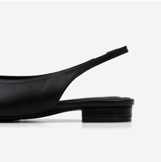 Sherman Square Slingback Flat Shoes 2cm