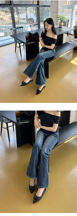 Clint 2cm Stiletto Flats