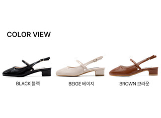 Shaenz Mid-Heel Slingback 3cm
