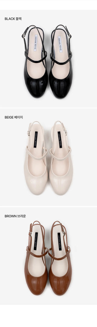 Shaenz Mid-Heel Slingback 3cm