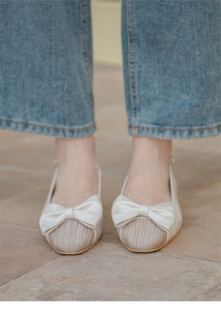 Plie Ribbon Slingback 3cm
