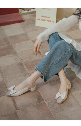 Plie Ribbon Slingback 3cm